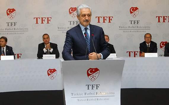 Turkish FA President Mehmet Ali Aydinlar