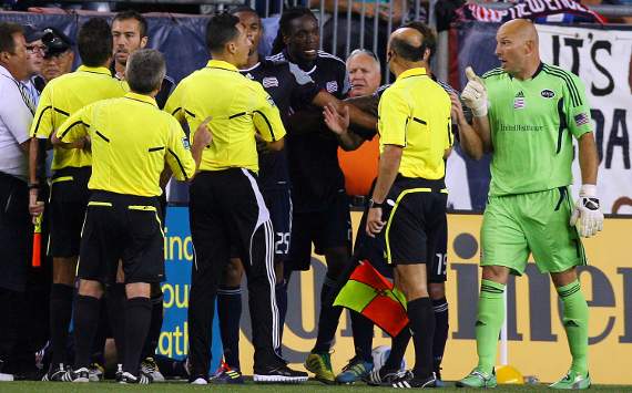 Shalrie Joseph, Matt Reis, New England Revolution, MLS; Michael Kennedy