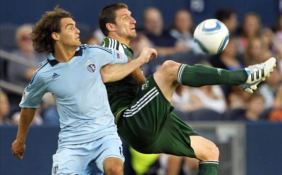 Graham Zusi, Sporting Kansas City; Kenny Cooper, Portland Timbers; MLS