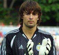 Alexander Shovkovskiy, goalkeeper of Dynamo Kiev