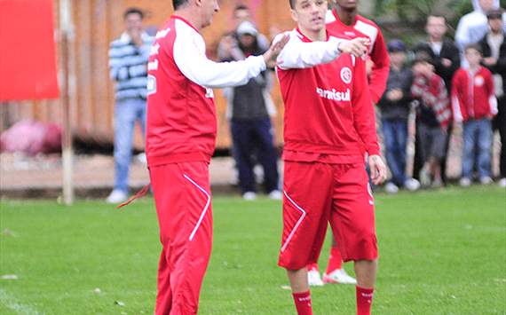 D'Alessandro e Dorival Junior - Internacional