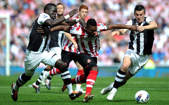 EPL : Stephane Sessegnon - Cheik Tiote - Joey Barton, Sunderland v Newcastle United 