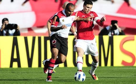 Deivid e Bolívar - Inter x Flamengo (Alexandre Lops)