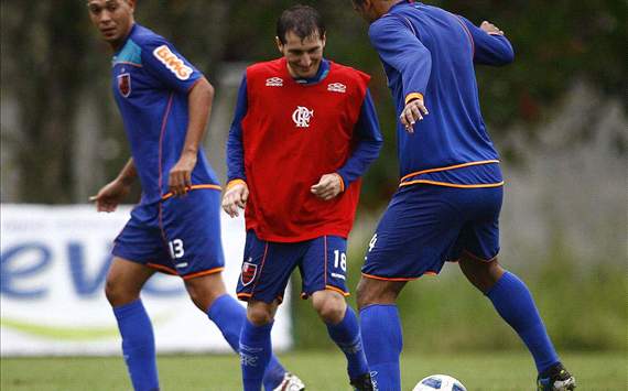 Dario Bottinelli, meia do Flamengo  Crédito: Fábio Borges/VIPCOMM