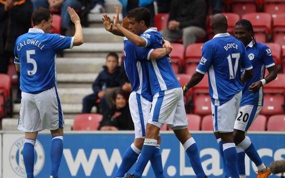 EPL,Franco Di Santo,Wigan Athletic v Queens Park Rangers
