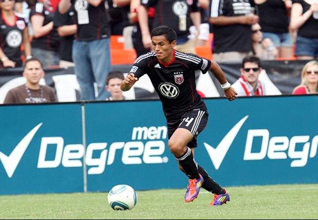 D.C. United's Najar training with Anderlecht