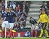 EURO 2012 Qualifier - Scotland v Czech Republic, Scotland players walk back to centre