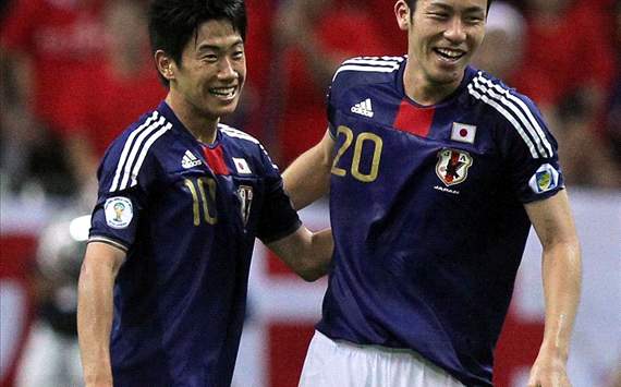Japan v North Korea - Shinji Kagawa & Maya Yoshida