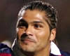 Friendly: Reinaldo Navia celebrates for Chile against Peru (AFP)