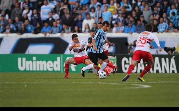Douglas - Grêmio x São Paulo ( Foto: Lucas Uebel / Gremio.net)
