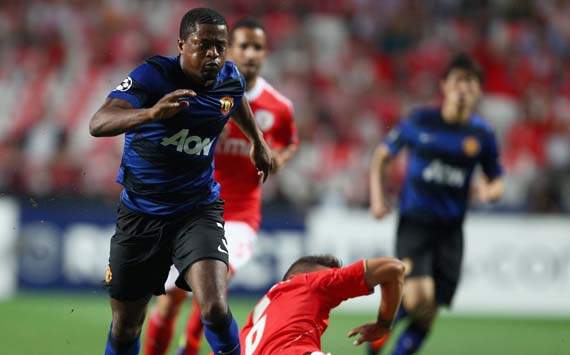 UEFA Champions League - SL Benfica vs Manchester United,Patrice Evra 