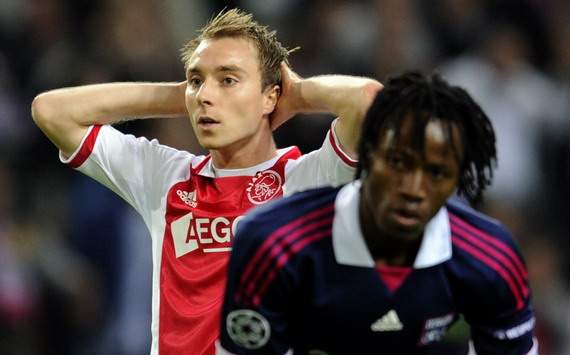 Christian Eriksen, Ajax - Olympique Lyon
