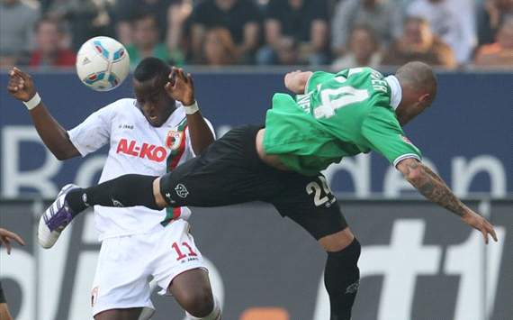 Augsburg - Hannover: Nando Rafael und Christian Pander