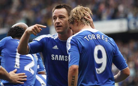EPL,Fernando Torres,John Terry,Chelsea v Swansea City