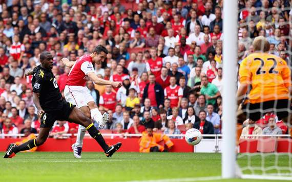 EPL,Robin Van Persie,Arsenal v Bolton Wanderers