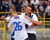 Giampaolo Pazzini, Diego Forlan, Christian Chivu (Inter) - Getty Images Giampaolo Pazzini, Diego Forlan, Christian Chivu (Inter) - Getty Images