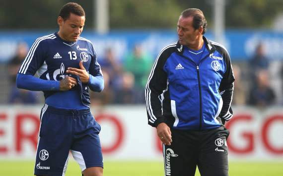 Jermaine Jones und Huub Stevens im Gespräch