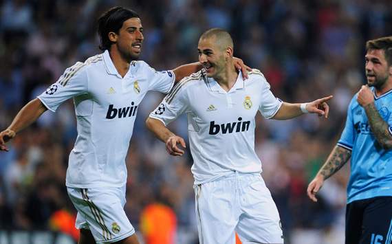 UEFA Champions League: Real Madrid v Ajax: Karim Benzema, Sami Khedira
