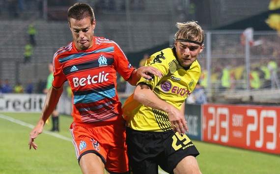 Champions League : Cesar Azpilicueta (Olympique de Marseille) vs Marcel Schmelzer (Borussia Dortmund)