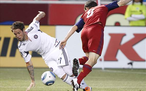 Will Johnson, Real Salt Lake; Daniel Paladini, Chicago Fire; MLS