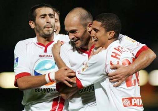 Nancy players celebrating (AFP)