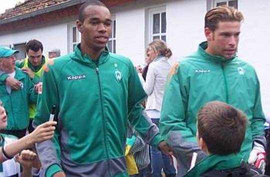 Werder Bremen Training: Naldo und Tim Wiese (Jeske)