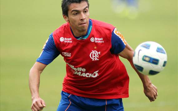 Fierro, meia do Flamengo  Crédito: Maurício Val/VIPCOMM
