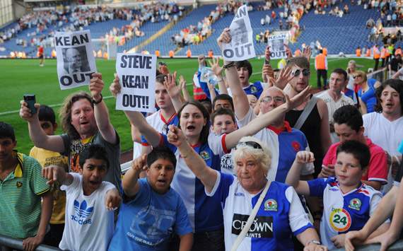 EPL,Blackburn fans,Blackburn Rovers v Manchester City