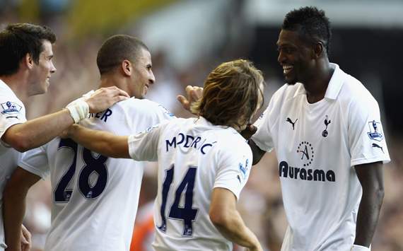 EPL: Gareth Bale - Kyle Walker - Emmanuel Adebayor - Luka Modric, Tottenham v Arsenal 
