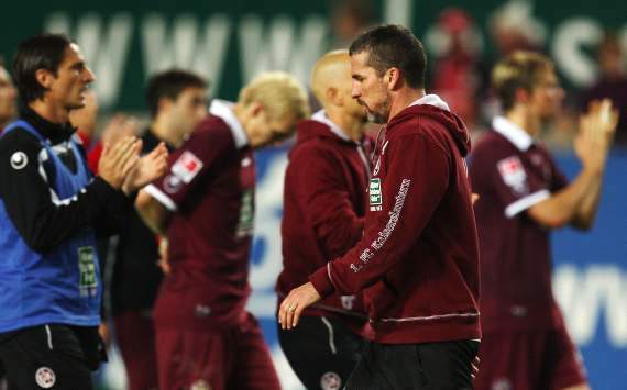 Frust bei Marco Kurz und dem 1. FC Kaiserslautern