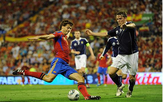 Euro 2012 Qualifiers: Spain-Scotland: Fernando Llorente