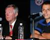 Manchester United Head Coach Sir Alex Ferguson, Javier 'Chicharito' Hernandez