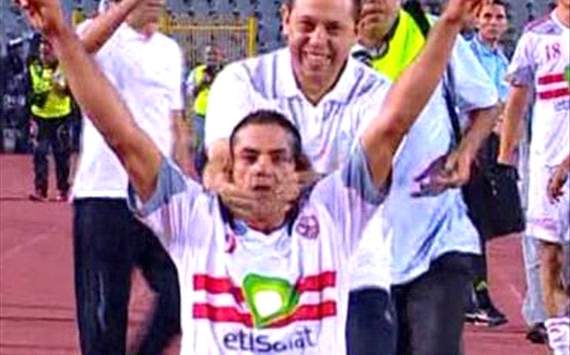 عمرو زكي - الزمالك - فرحة هدف