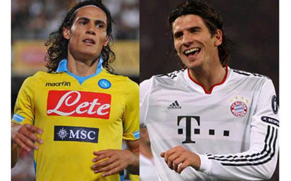 Edison Cavani Vs Mario Gomez