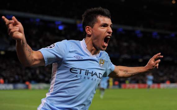 Champions League: Sergio Aguero - Manchester City-Villarreal (Getty Images)