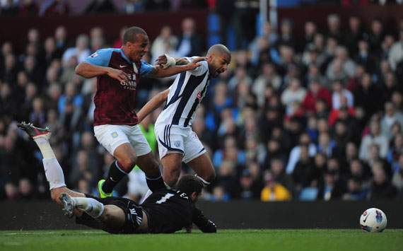 EPL,Ben Foster,Gabby Agbonlahor ,Aston Villa v West Bromwich Albion