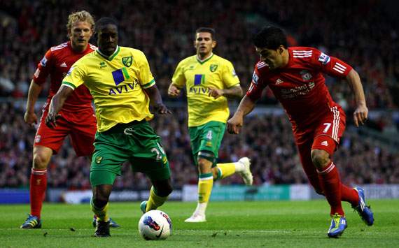 EPL,Luis Suarez,Liverpool v Norwich City 