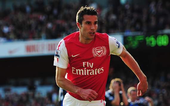 EPL: Robin van Persie, Arsenal v Stoke City