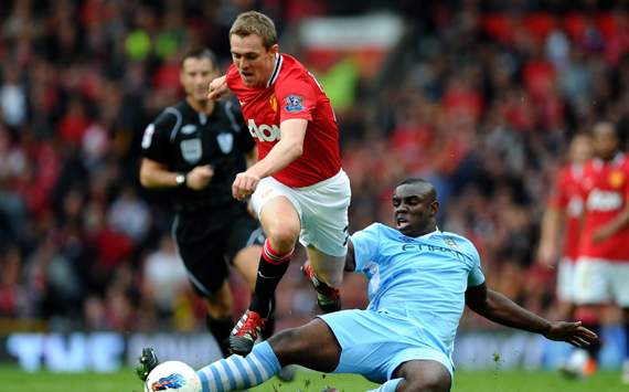 EPL: Micah Richards -Darren Fletcher,Manchester United v Manchester City