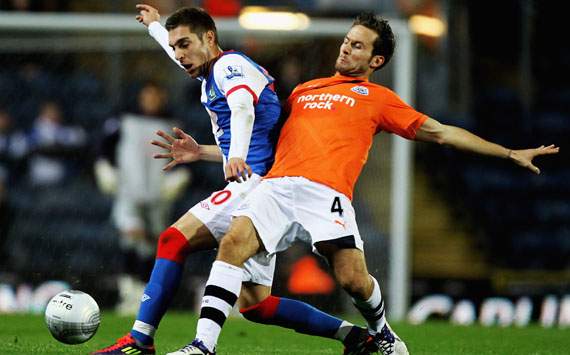 Carling Cup,Ruben Rochina,Blackburn Rovers v Newcastle United