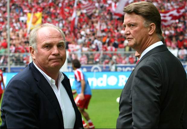 Van Gaal believes he is god's father, says Hoeness