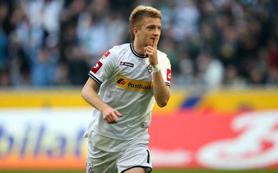 Mönchengladbachs Marco Reus feiert