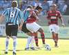 Ronaldinho e Gilberto Silva - Gremio x Flamengo (Itamar Aguiar/VIPCOMM)