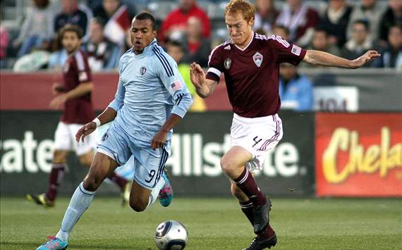 Teal Bunbury and Jeff Larentowicz - Colorado Rapids vs. Sporting KC