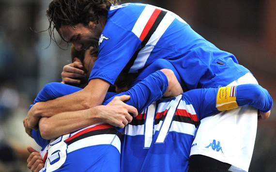 Sampdoria celebrating (Getty Images)