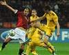 Zlatan Ibrahimovic & Marko Simic - Milan-Bate Borisov (Getty Images)
