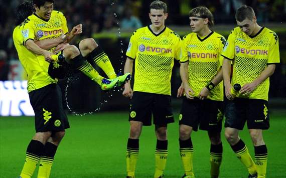 Borussia Dortmund cheerful after win against Wolfsburg