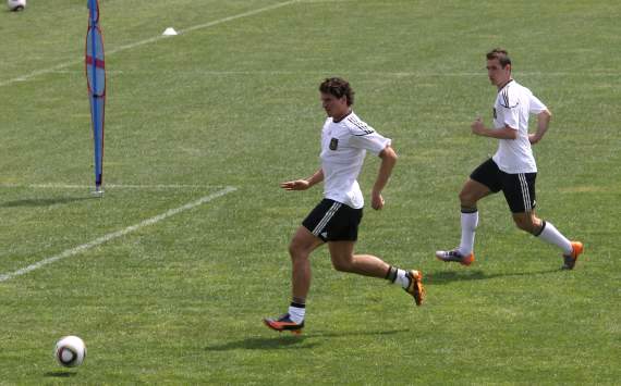 Miroslav Klose und Mario Gomez in der Nationalmannschaft