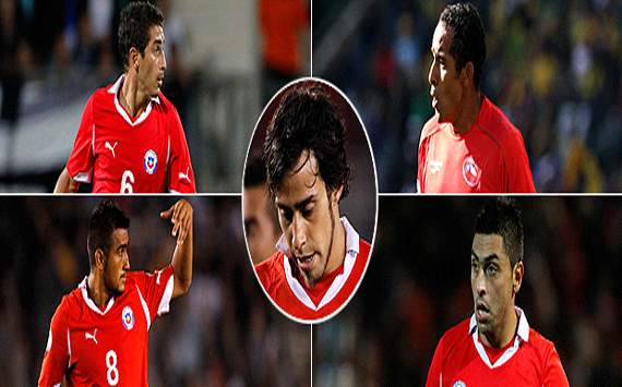Carmona, Beausejour, Valdivia, Vidal y Jara