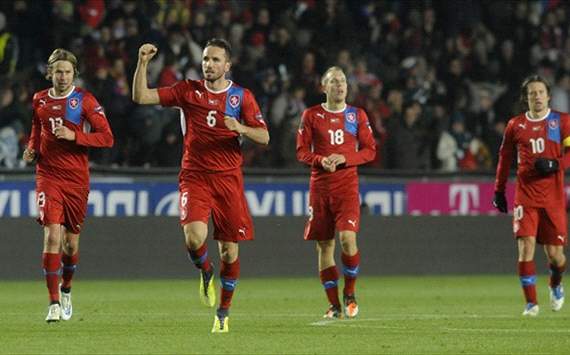 Euro 2012: Tomas Sivok celebrates his goal